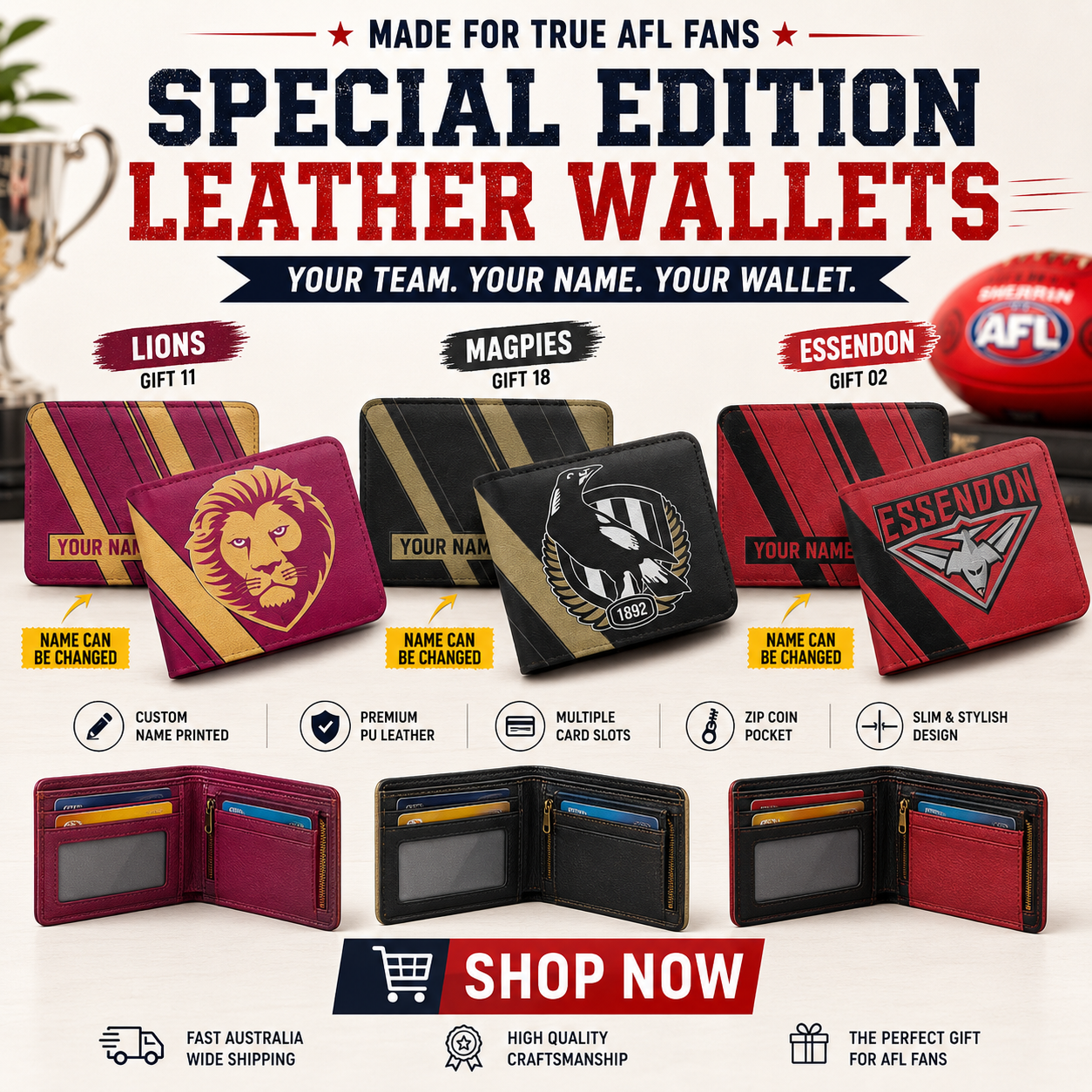AFL Spring Collection Facebook ad