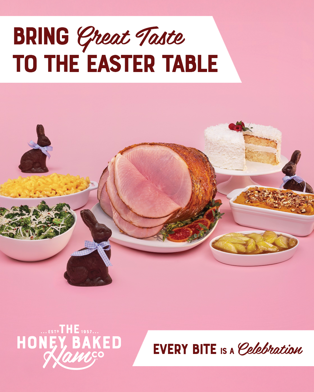 The Honey Baked Ham Company Facebook ad from Mar 9, 2026