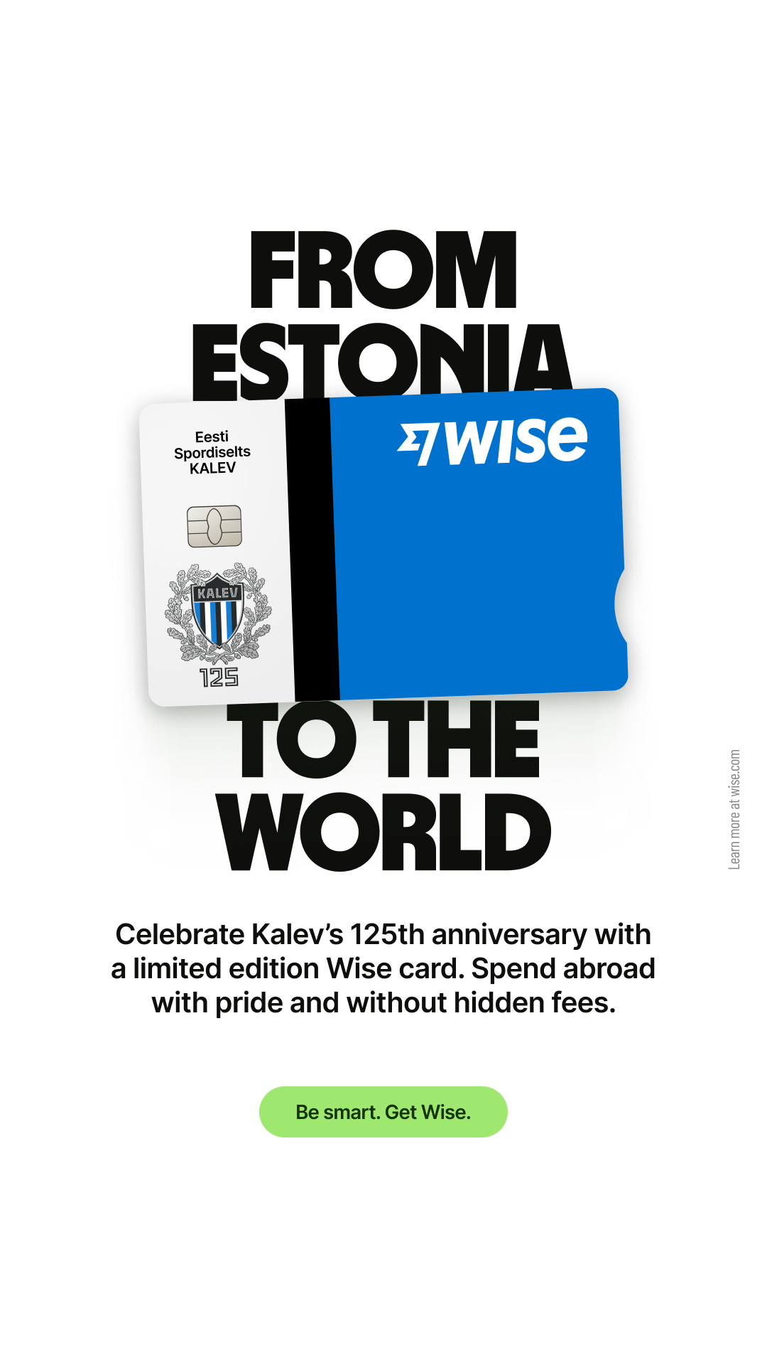 Wise Facebook ad