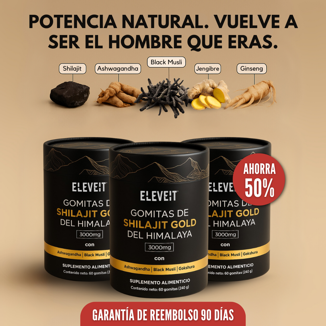 Eleveit MX Facebook ad: Energía Natural en Cada Gomita