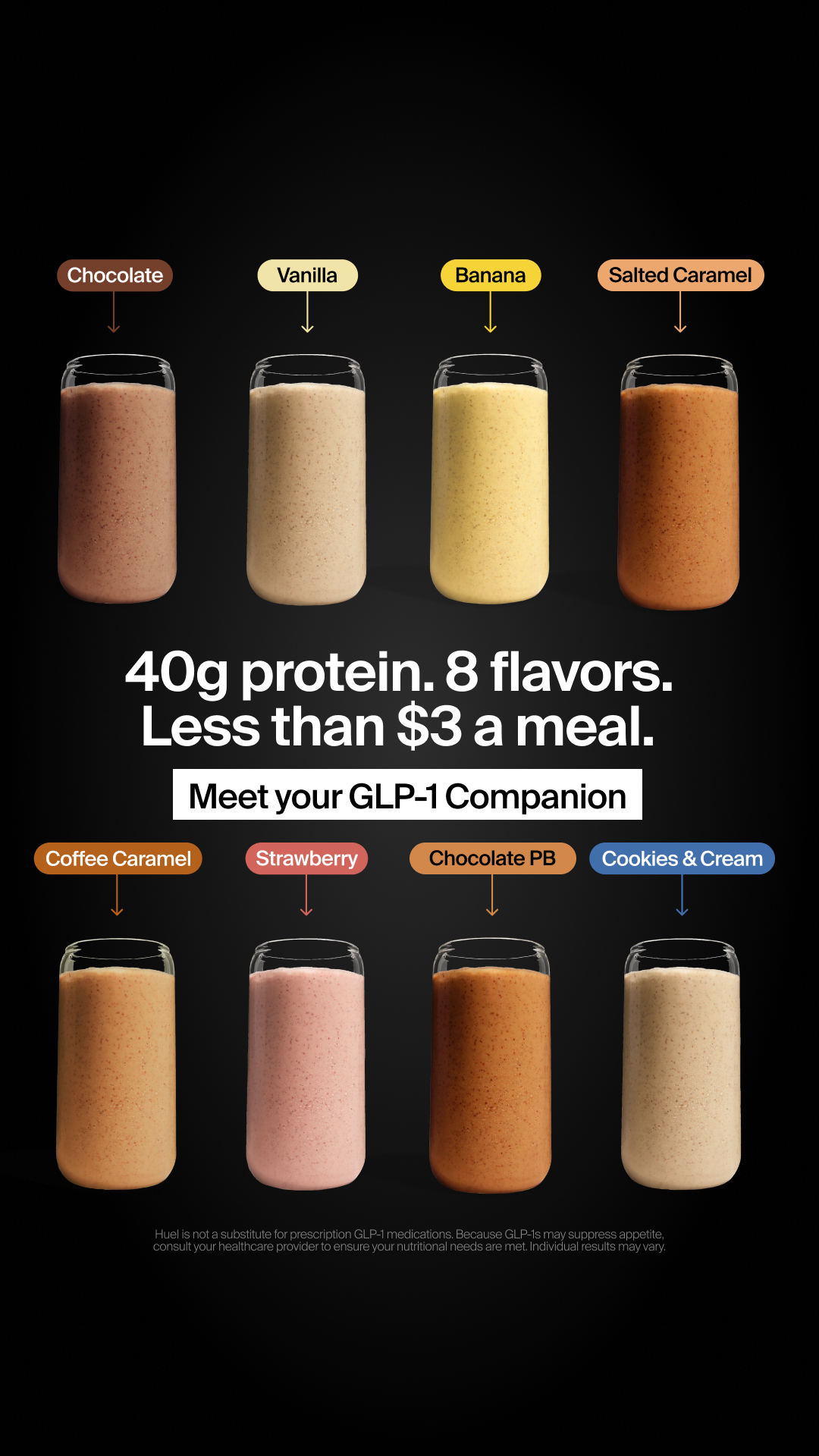 Huel Facebook ad