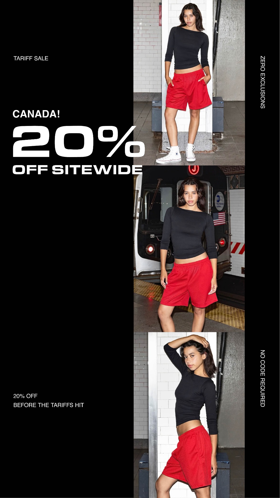 Los Angeles Apparel Facebook ad