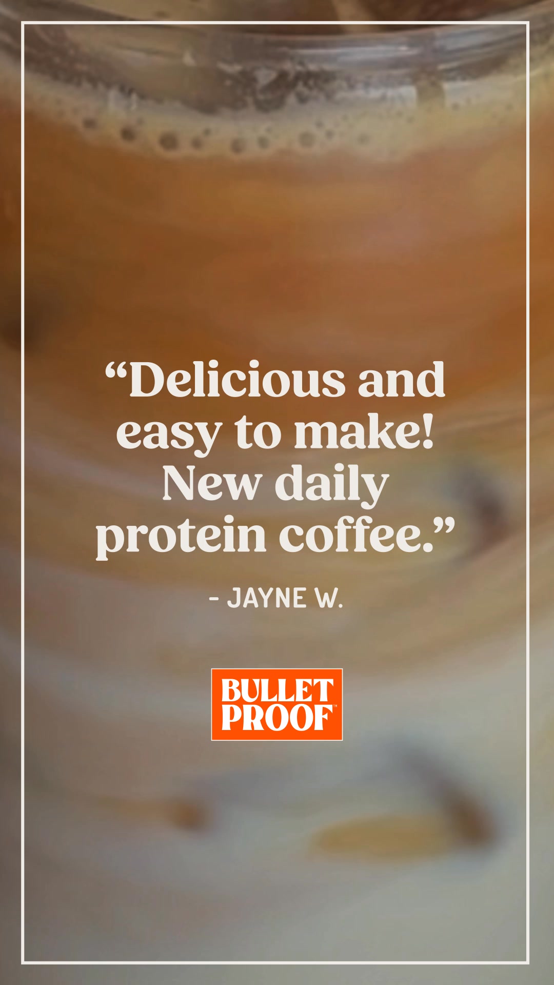 Bulletproof Facebook ad: Coffee with Muscle Support