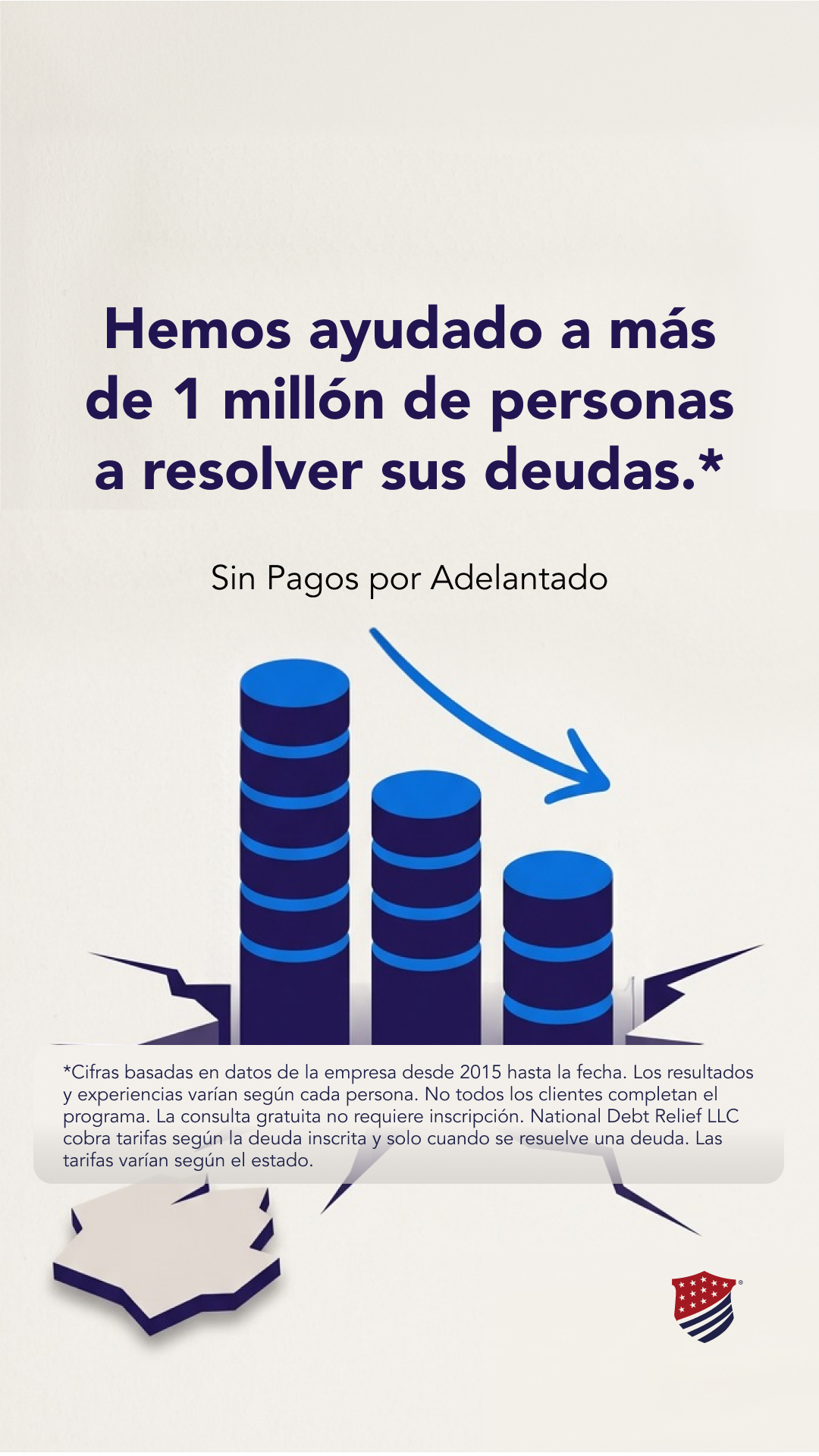 National Debt Relief Facebook ad