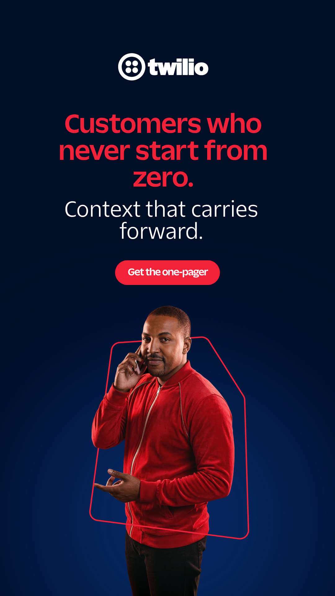 Twilio Facebook ad