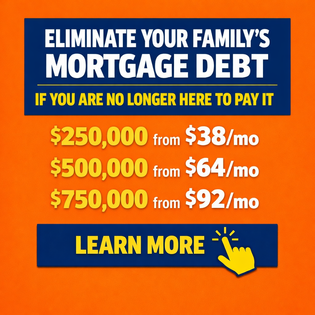 Zaimes Consulting Facebook ad: Mortgage Protection w/ Living Benefits