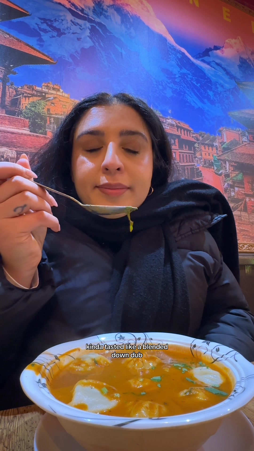 Kathmandu Zone Restaurant and Events Facebook ad: Big thanks to @heyselinaaaaaaa for dropping by Kathmandu…