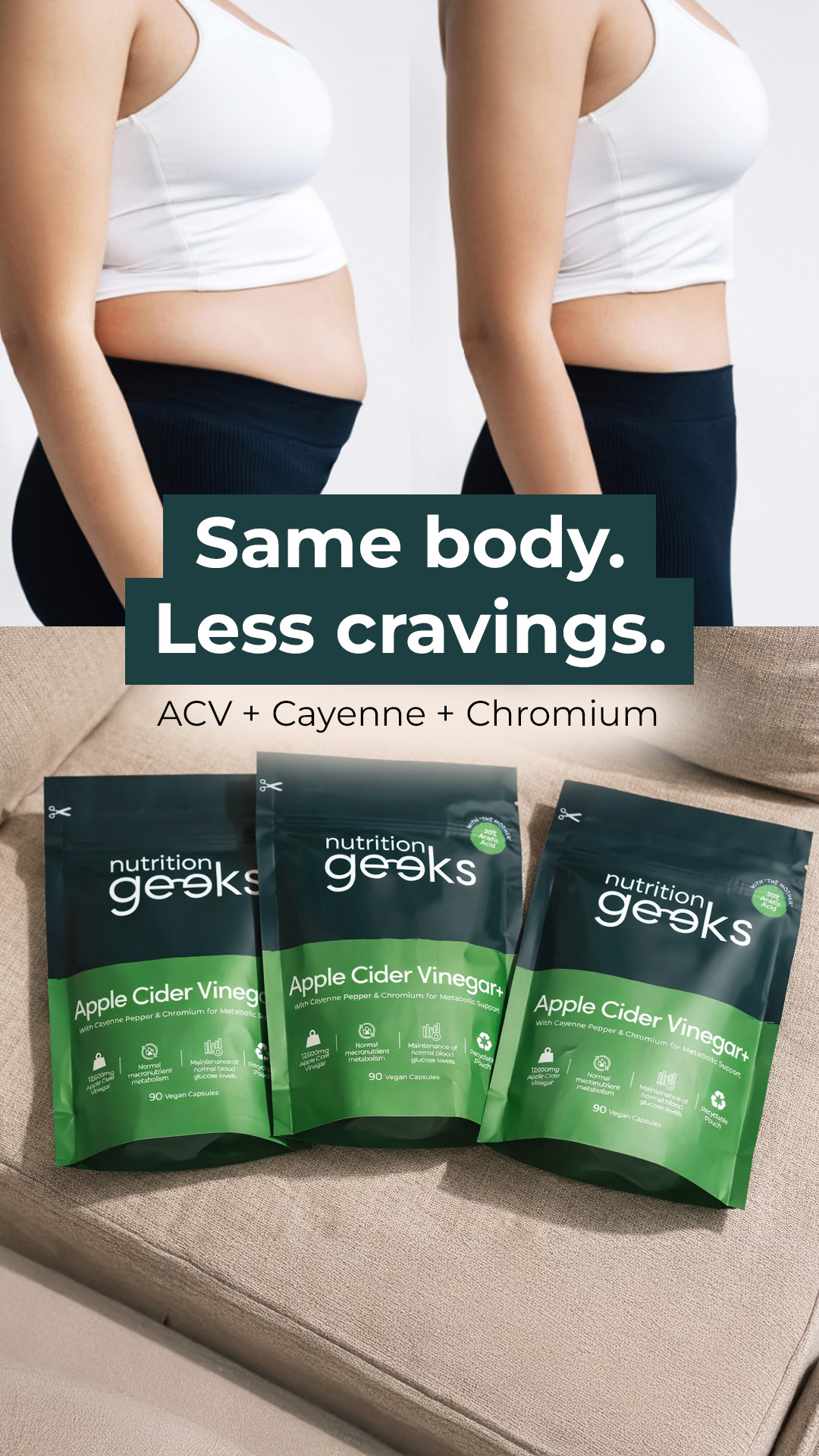 Nutrition Geeks Facebook ad