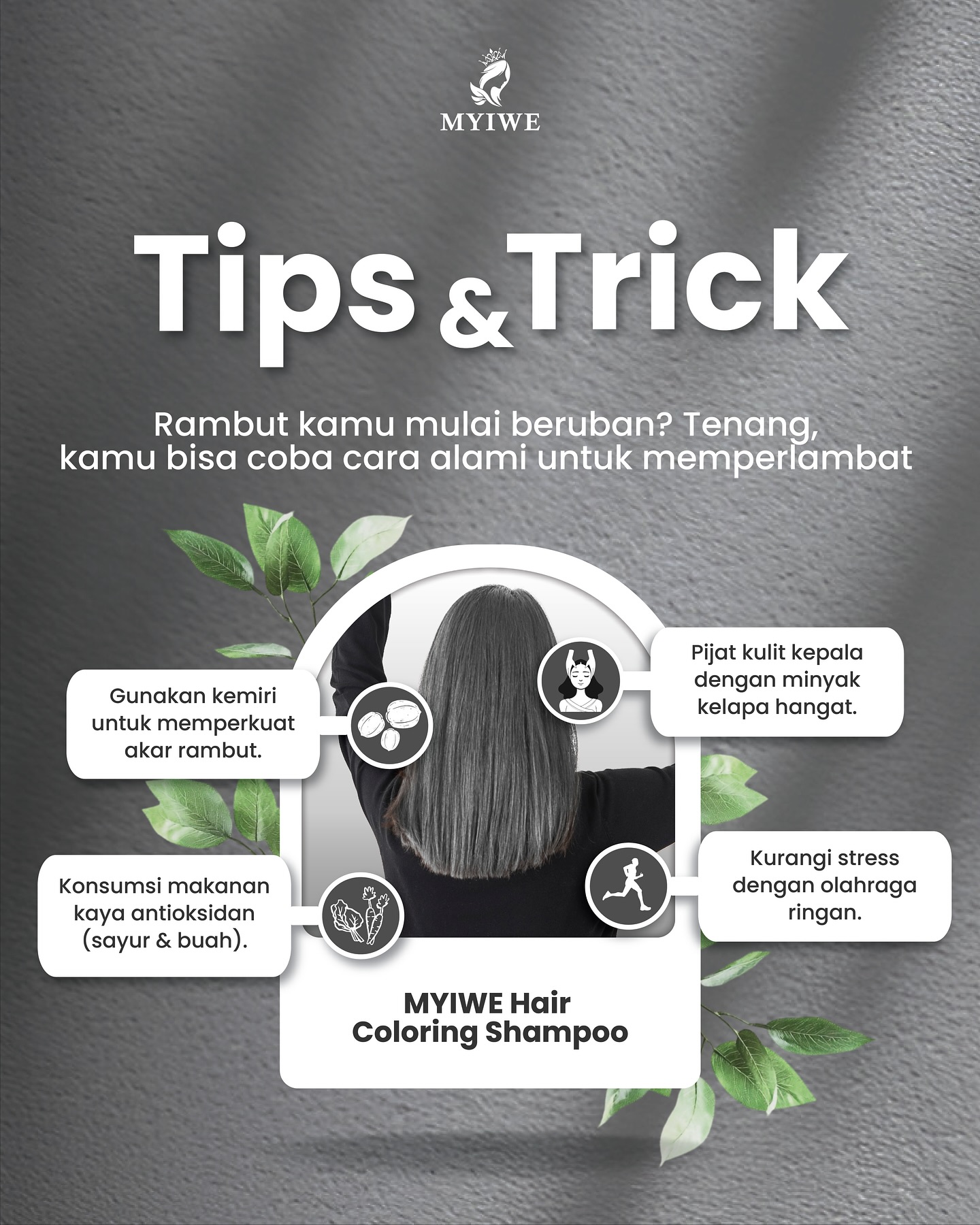 Myiwe Hair Coloring Shampoo Facebook ad