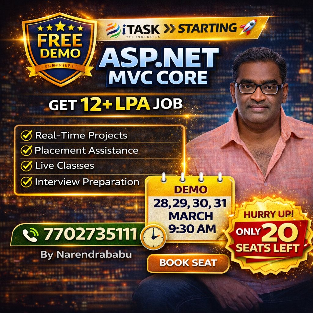 ITask Technologies Facebook ad: Want to get a 12+ LPA Job as…