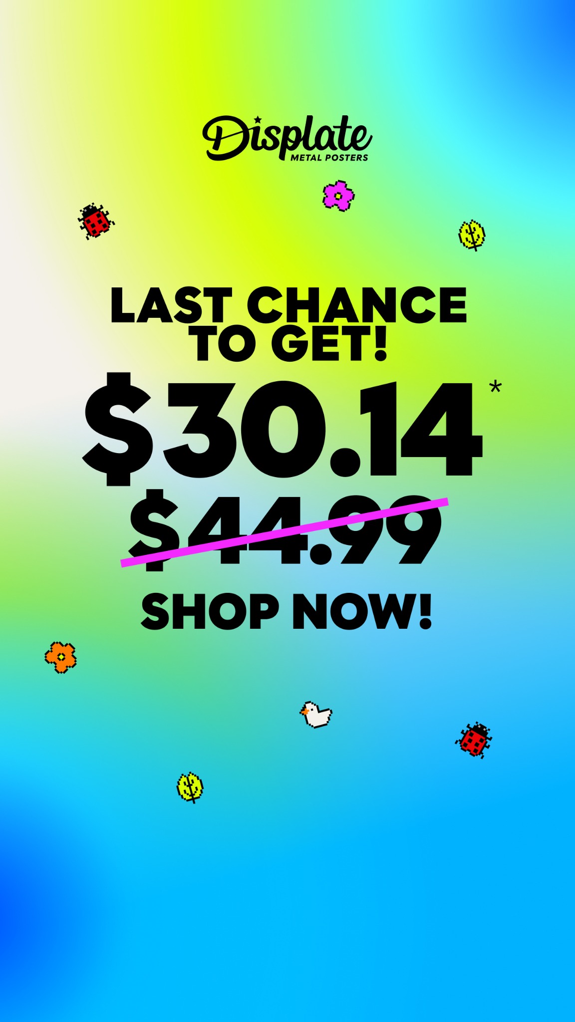 Displate Facebook ad