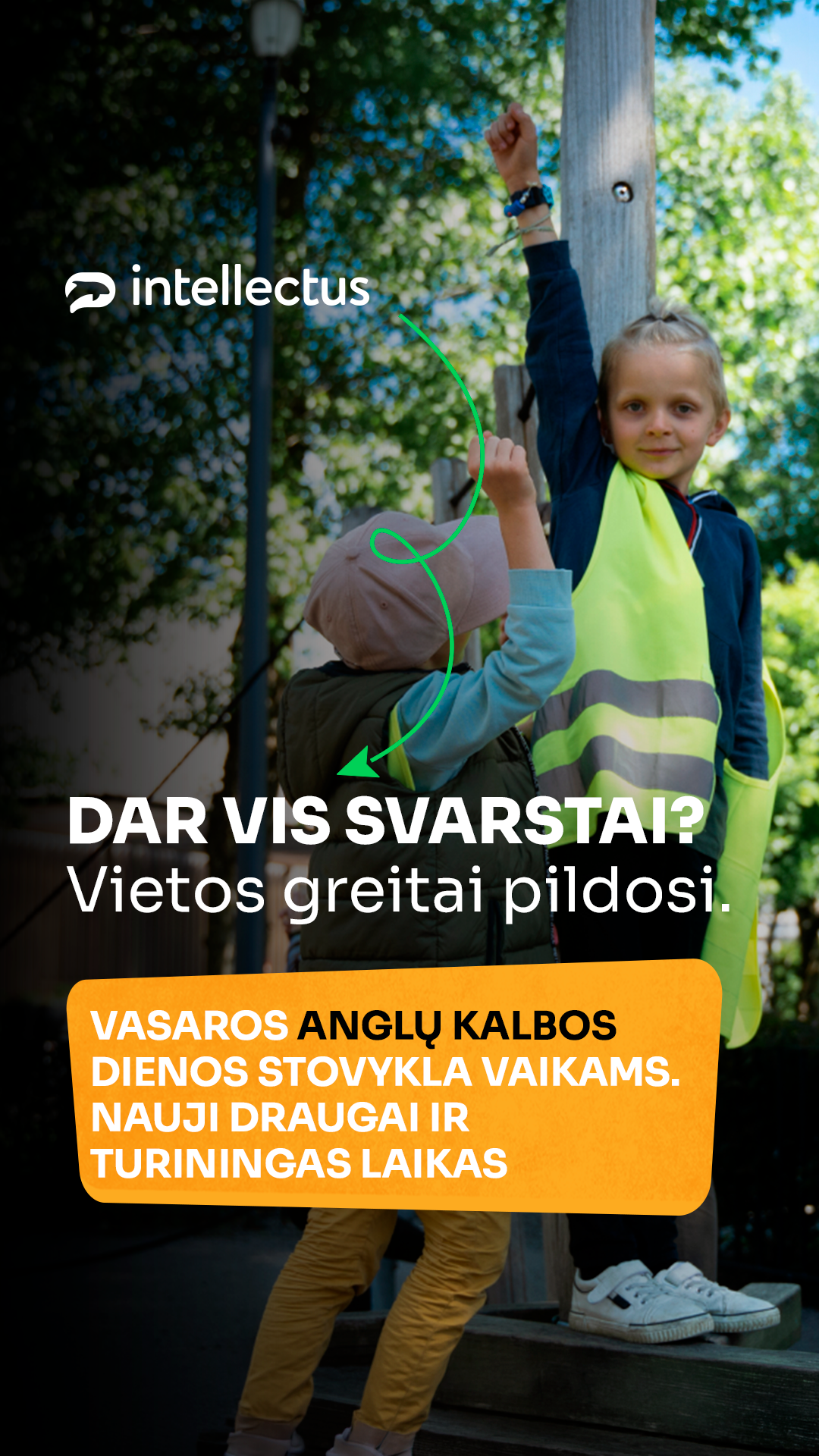 Anglų kalbos mokykla „Intellectus“ Facebook ad