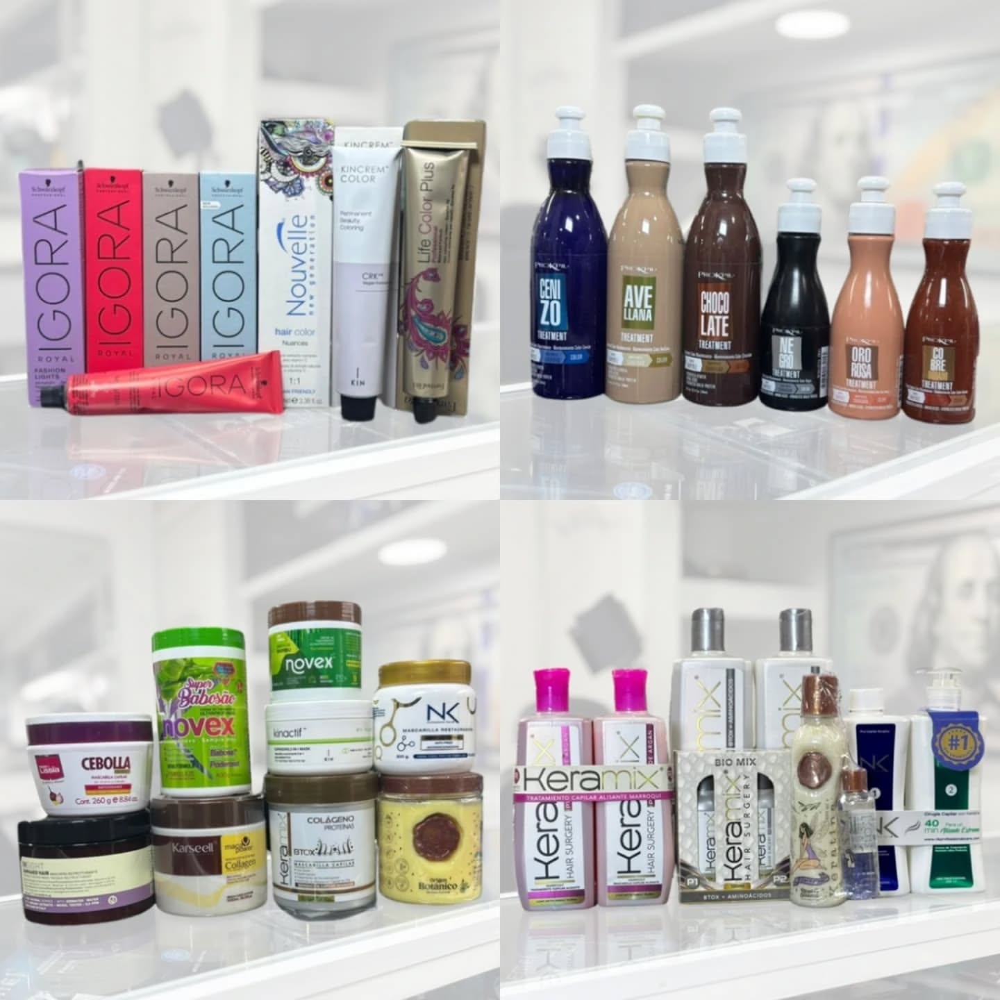 msmelectric Facebook ad: Línea de productos profesionales para el cabello.