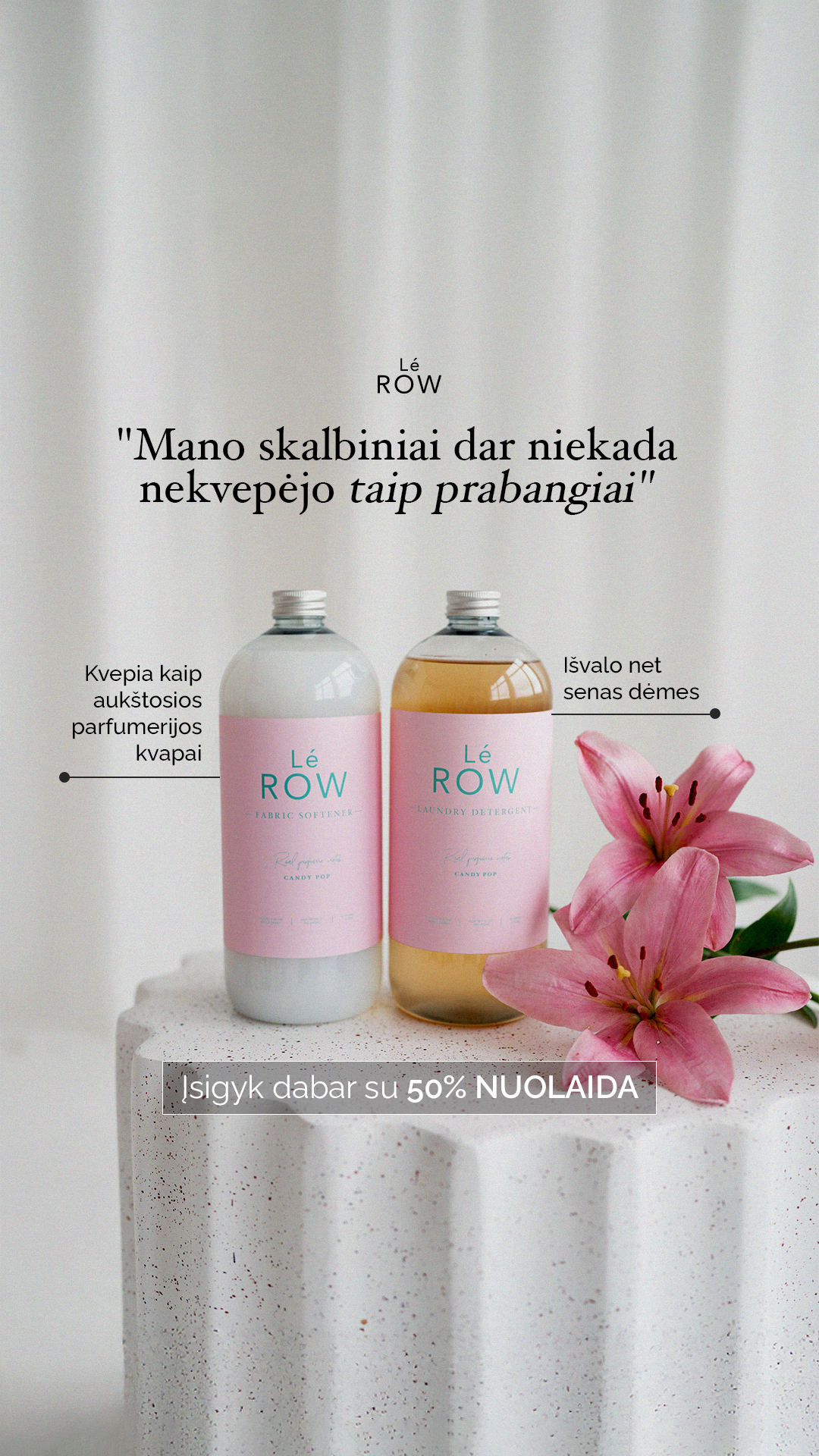 Lé ROW Facebook ad