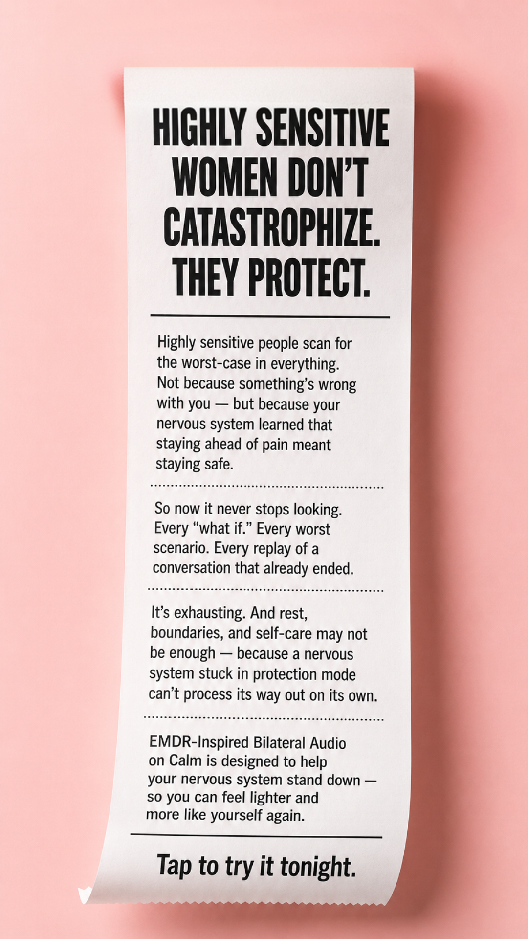 Calm Facebook ad