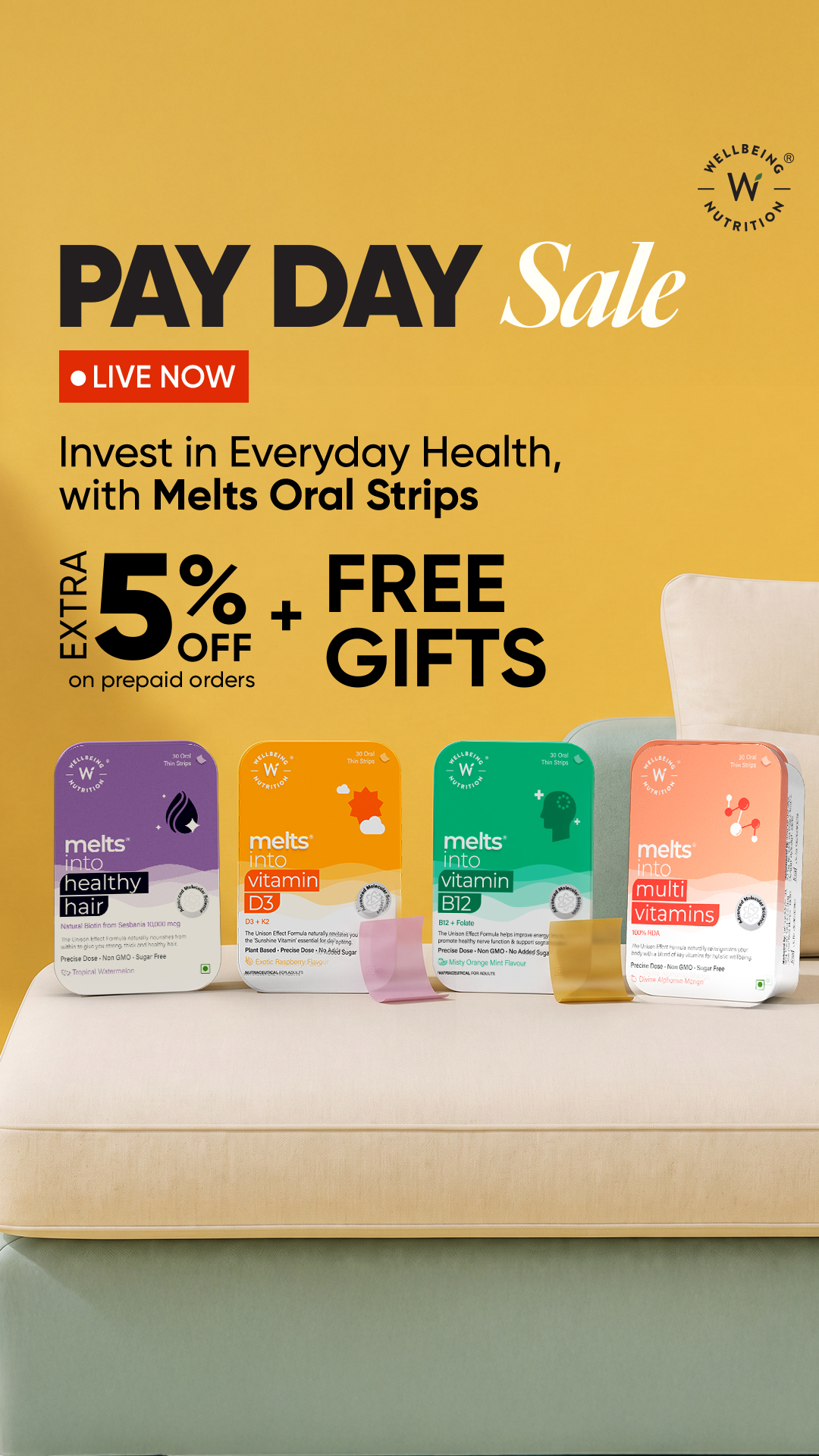Wellbeing Nutrition India Facebook ad
