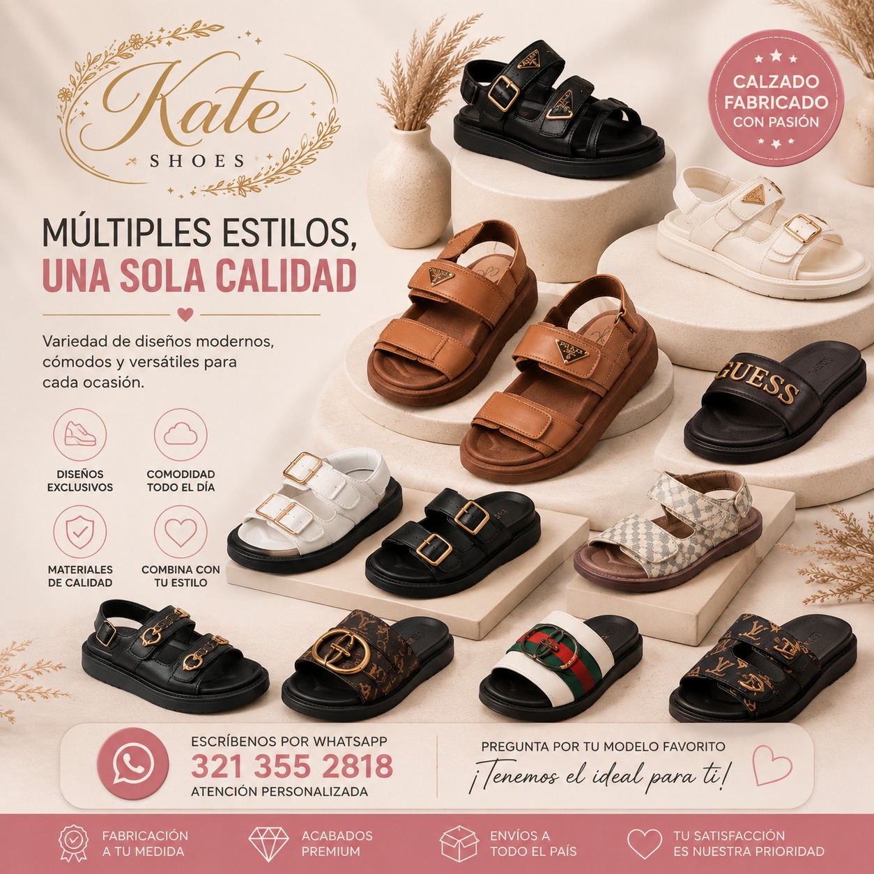 Kate Shoes Facebook ad: Quiero más información!