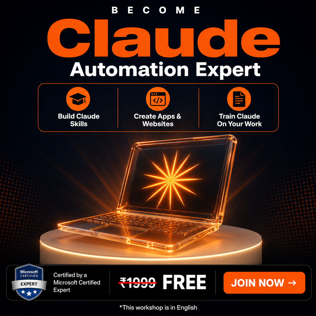 The Claude Club Facebook ad