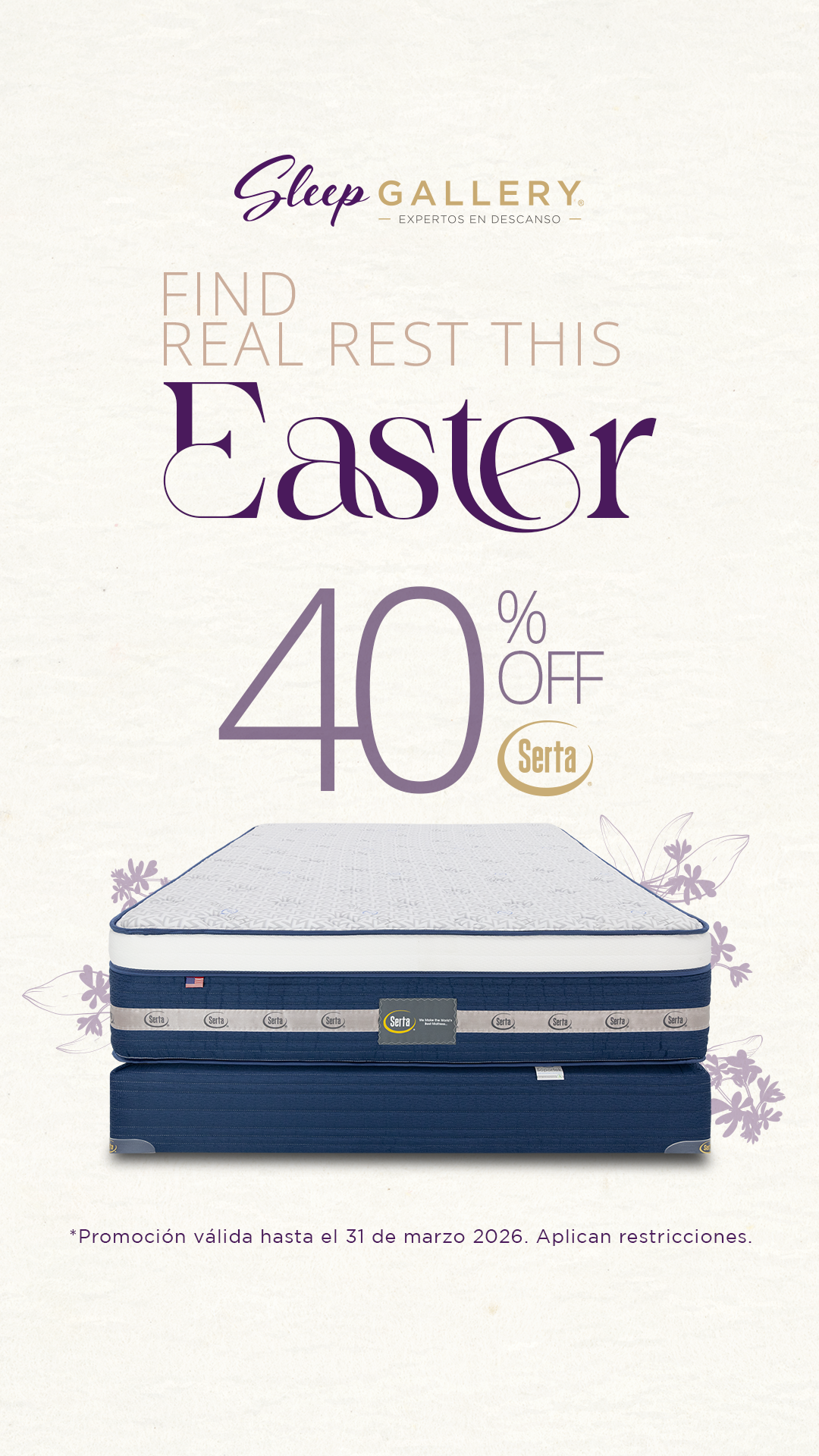 Sleep Gallery Nicaragua Facebook ad from Mar 10, 2026