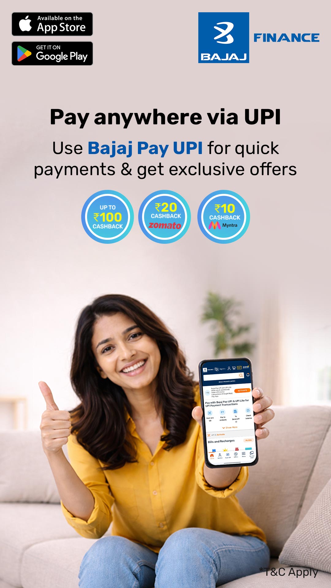 Bajaj Finserv Facebook ad