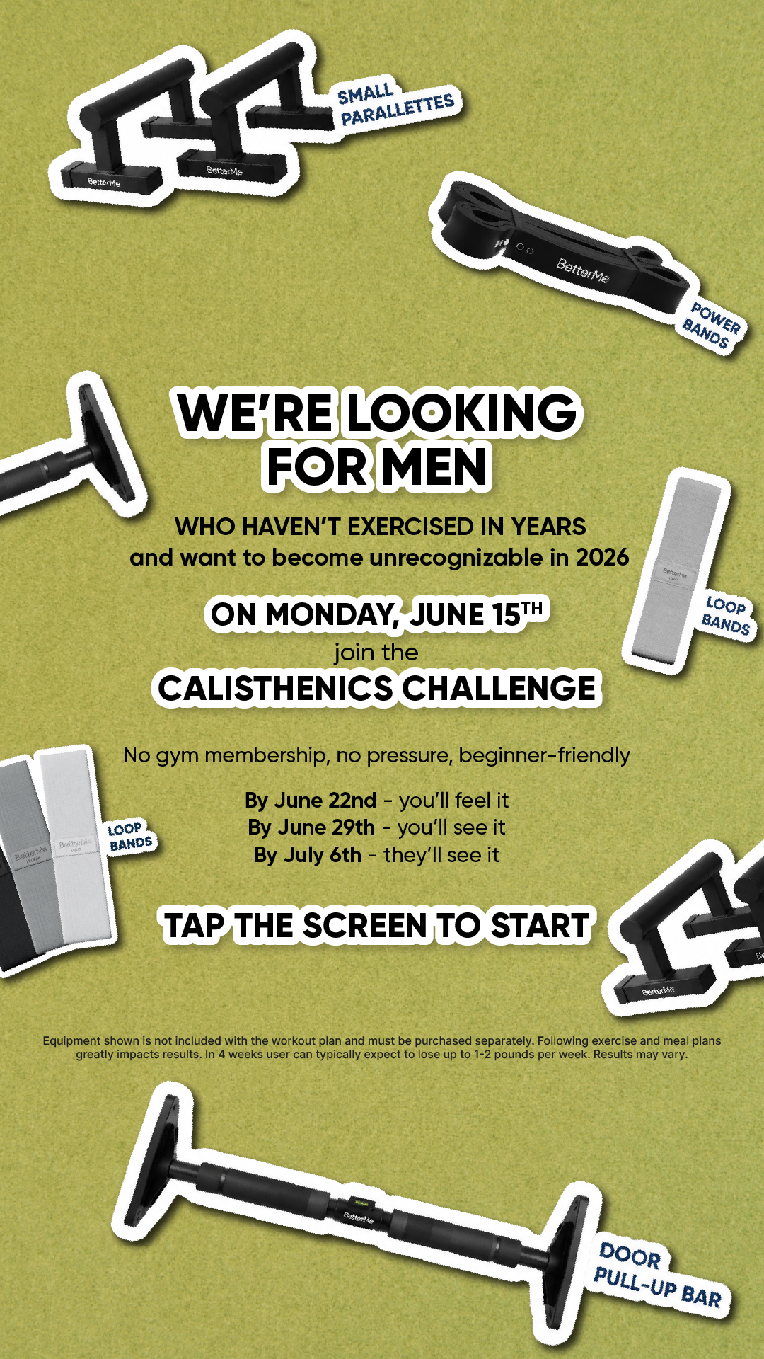 BetterMe Men Facebook ad