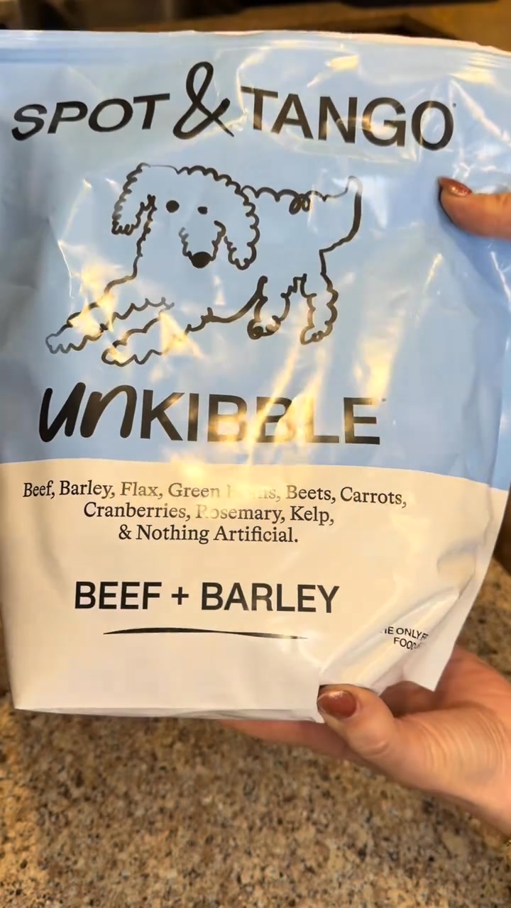 Tracy's Dog Life Facebook ad: UnKibble, Try for 50% Off Today