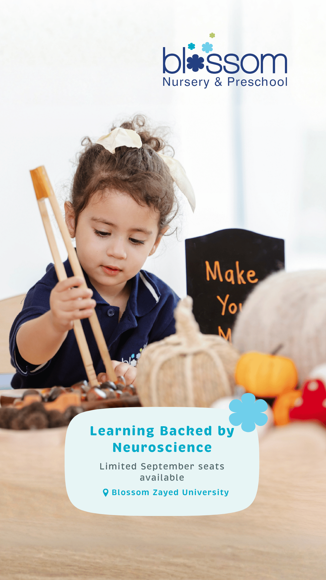 The Blossom Nursery & Preschool Facebook ad