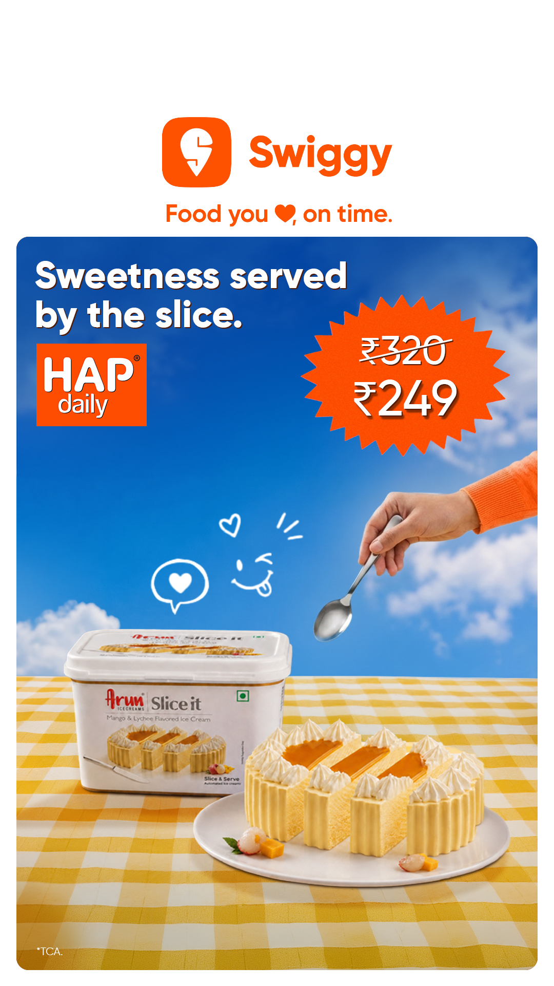 Swiggy Facebook ad