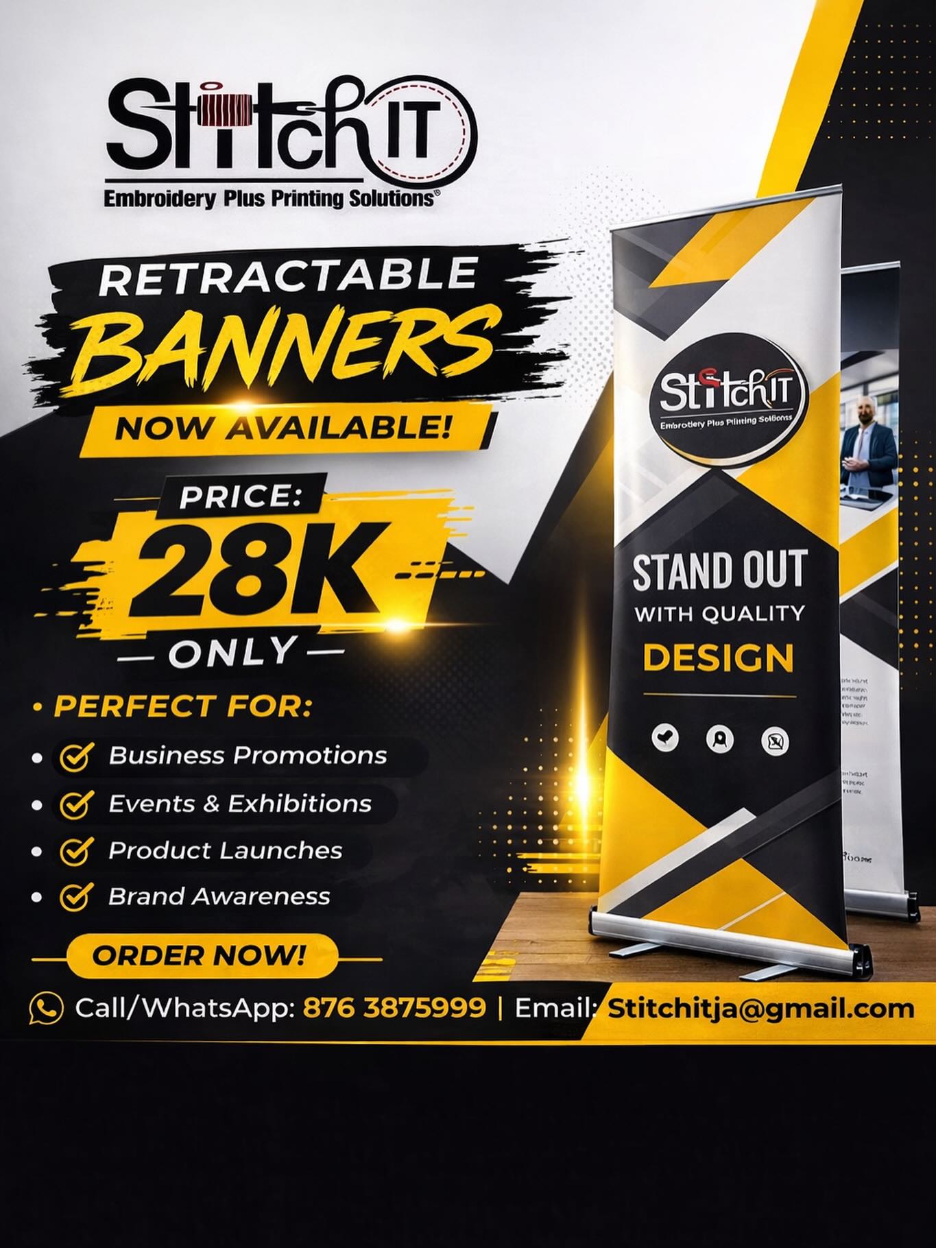 stitchitja_ Facebook ad: Stand out at your next event with a…
