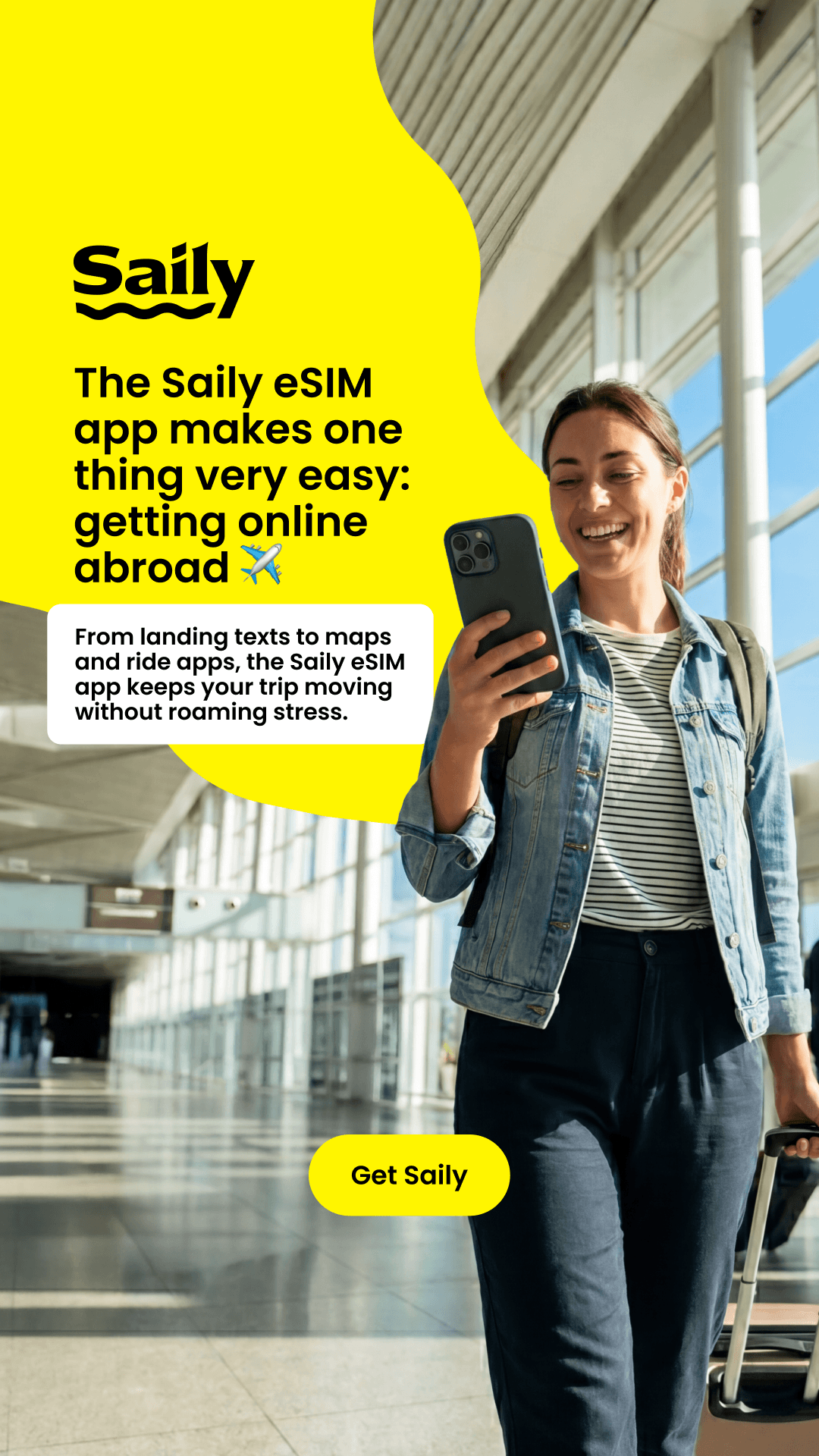 Saily Facebook ad