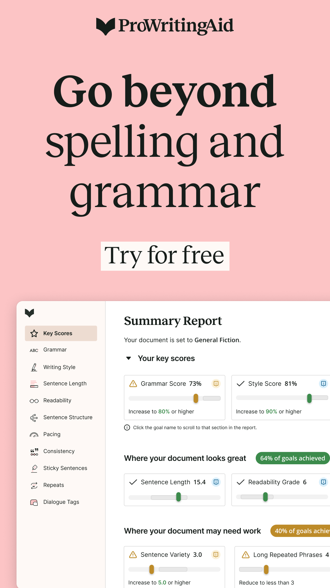 ProWritingAid Facebook ad
