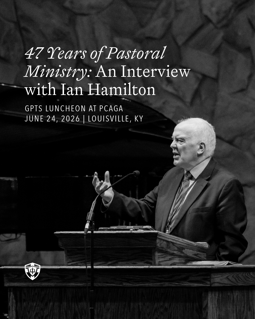 Greenville Presbyterian Theological Seminary Facebook ad: A Conversation with Ian Hamilton