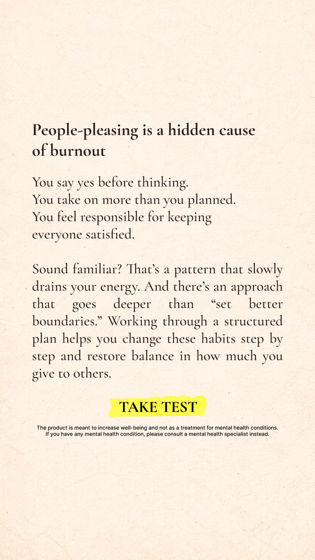 BetterMe: Mental Health Facebook ad