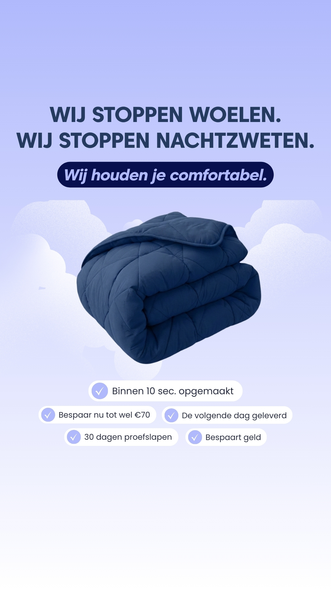 HappyBed Facebook ad