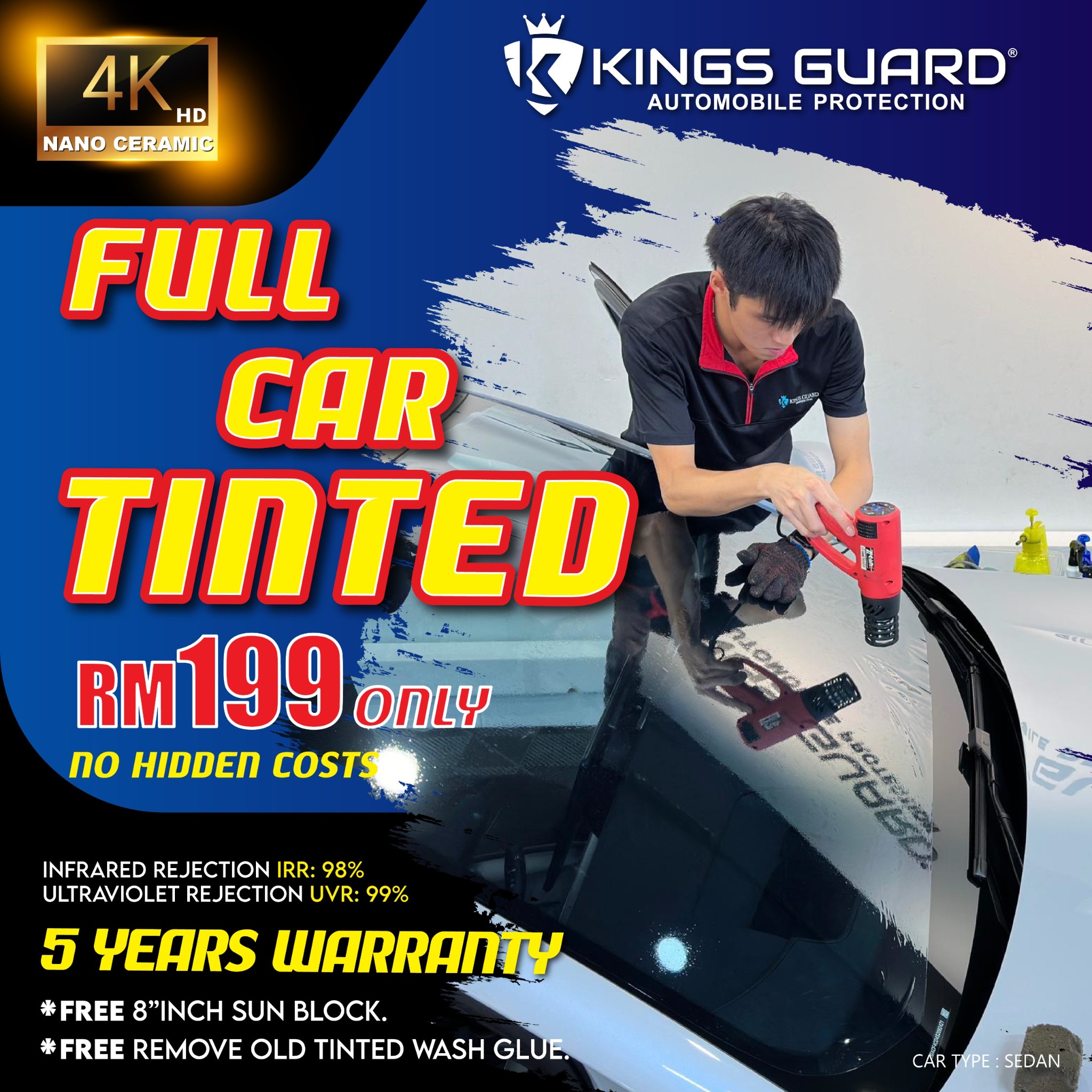 Kings Guard Window Film Skudai - Tinted Specialist Facebook ad