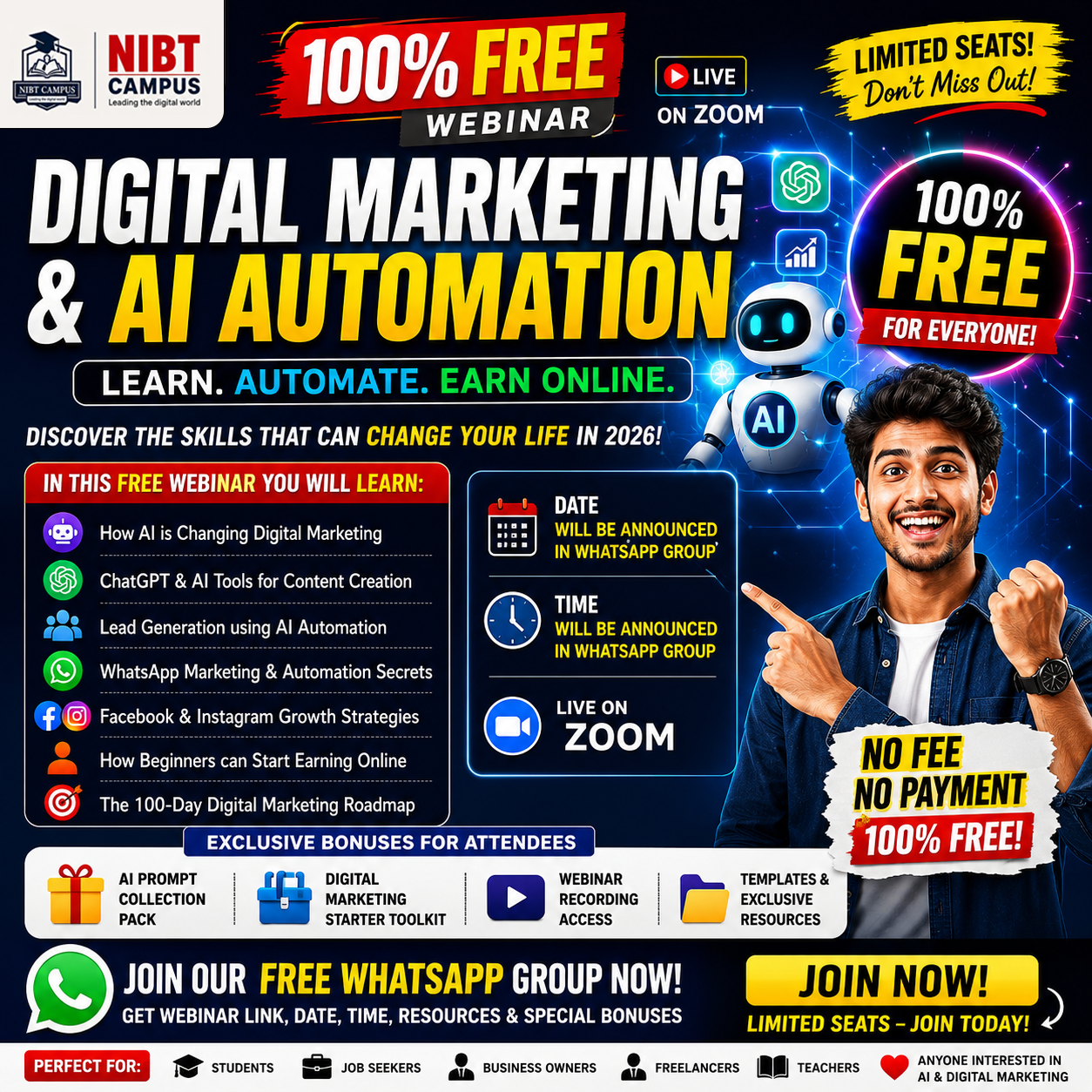 NIBT Campus Facebook ad