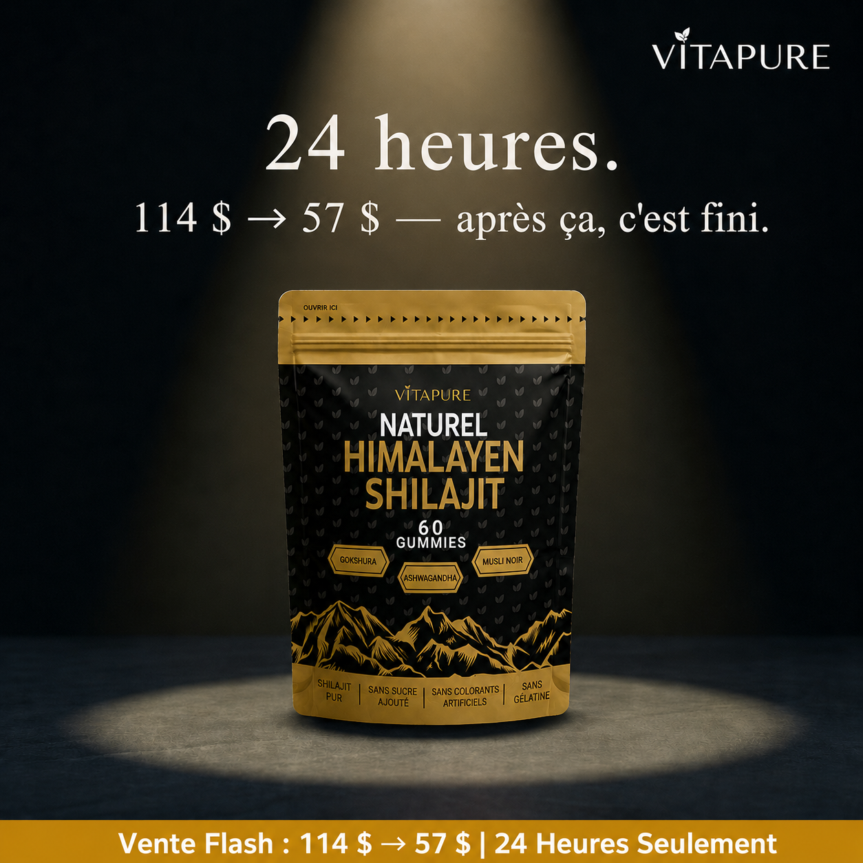 Québec Magazine Facebook ad: L'offre VitaPure se termine AUJOURD'HUI