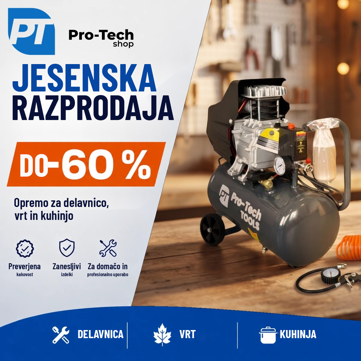Pro-Tech shop.si Facebook ad