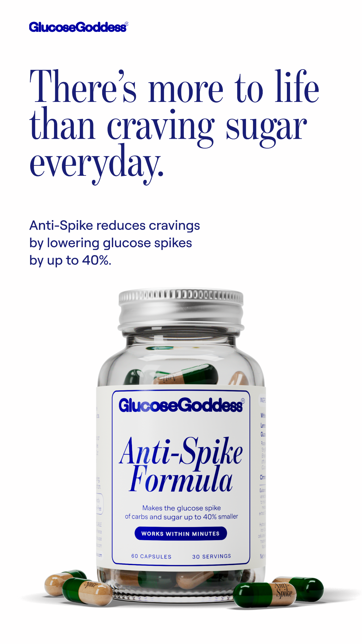 Glucose Goddess Facebook ad from Jan 22, 2026