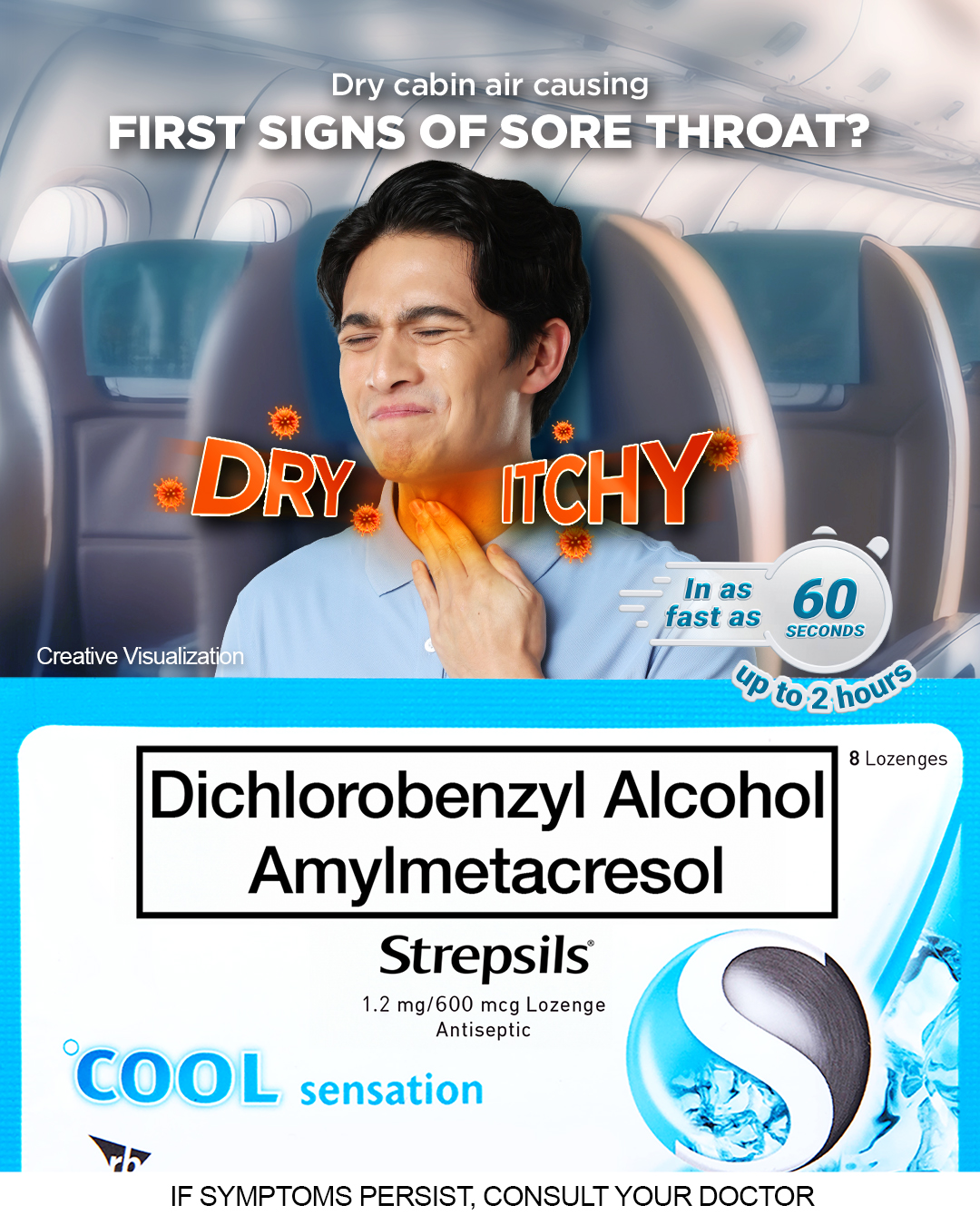 Strepsils Philippines Facebook ad