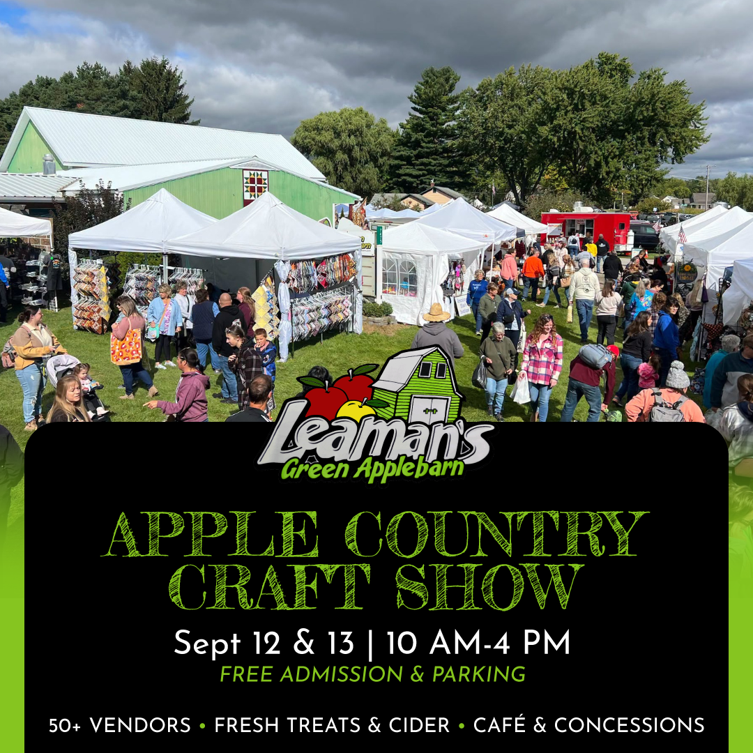 Leaman's Green Applebarn Facebook ad: Apple Country Craft Show at Leaman's Green Applebarn