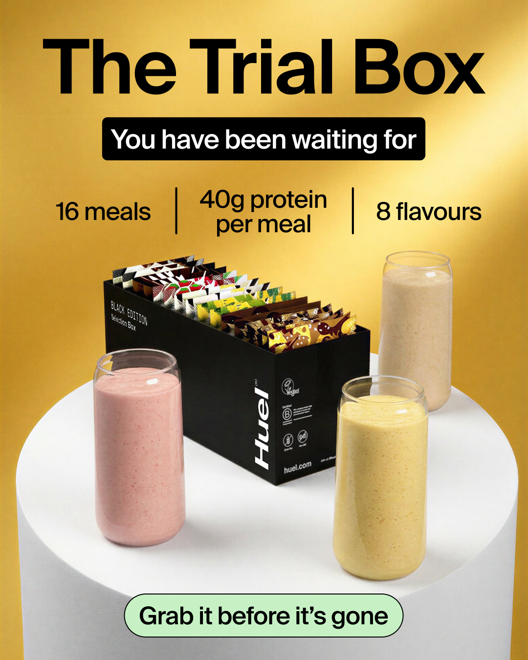 Huel Facebook ad