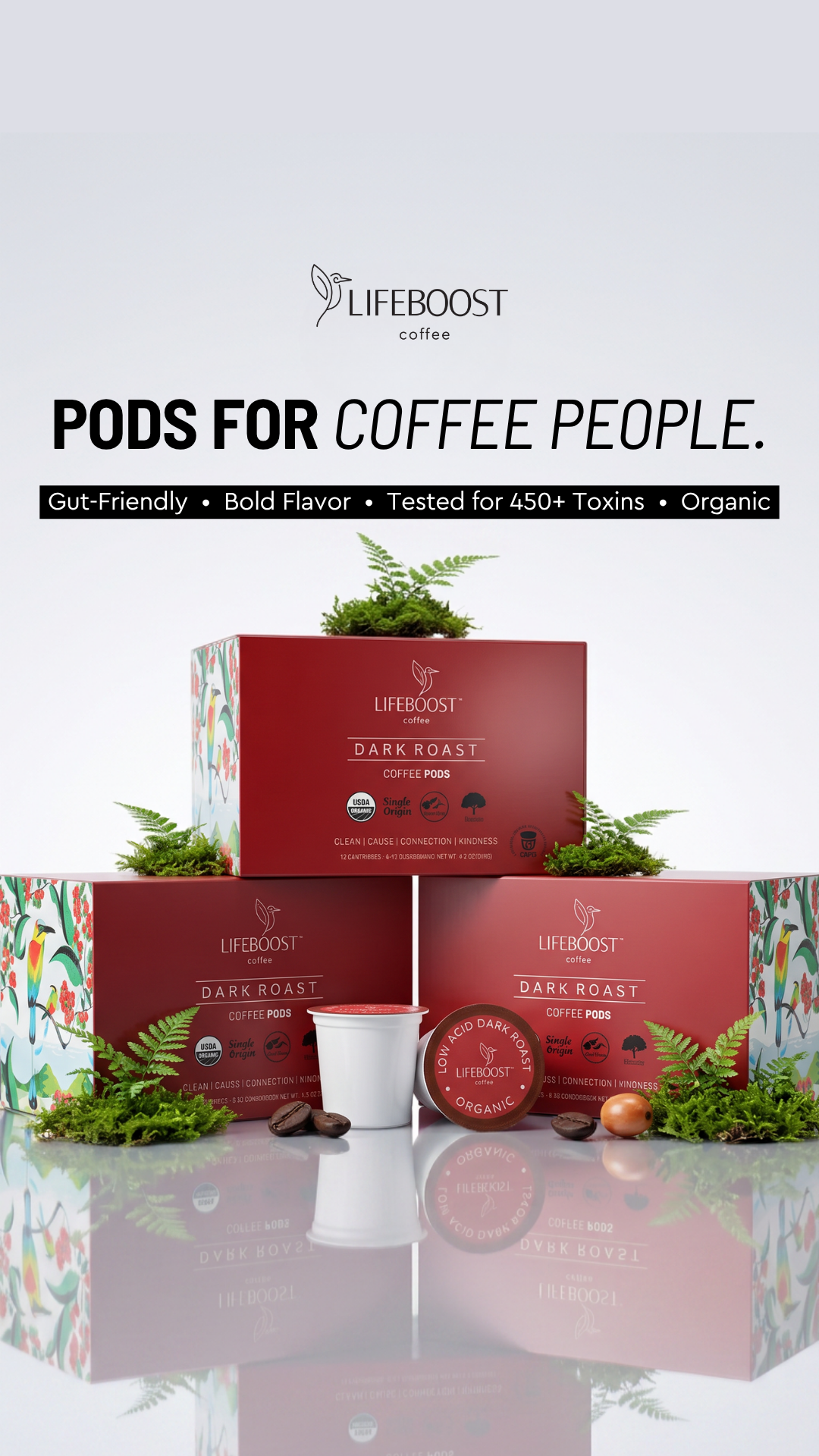 Lifeboost Coffee Facebook ad