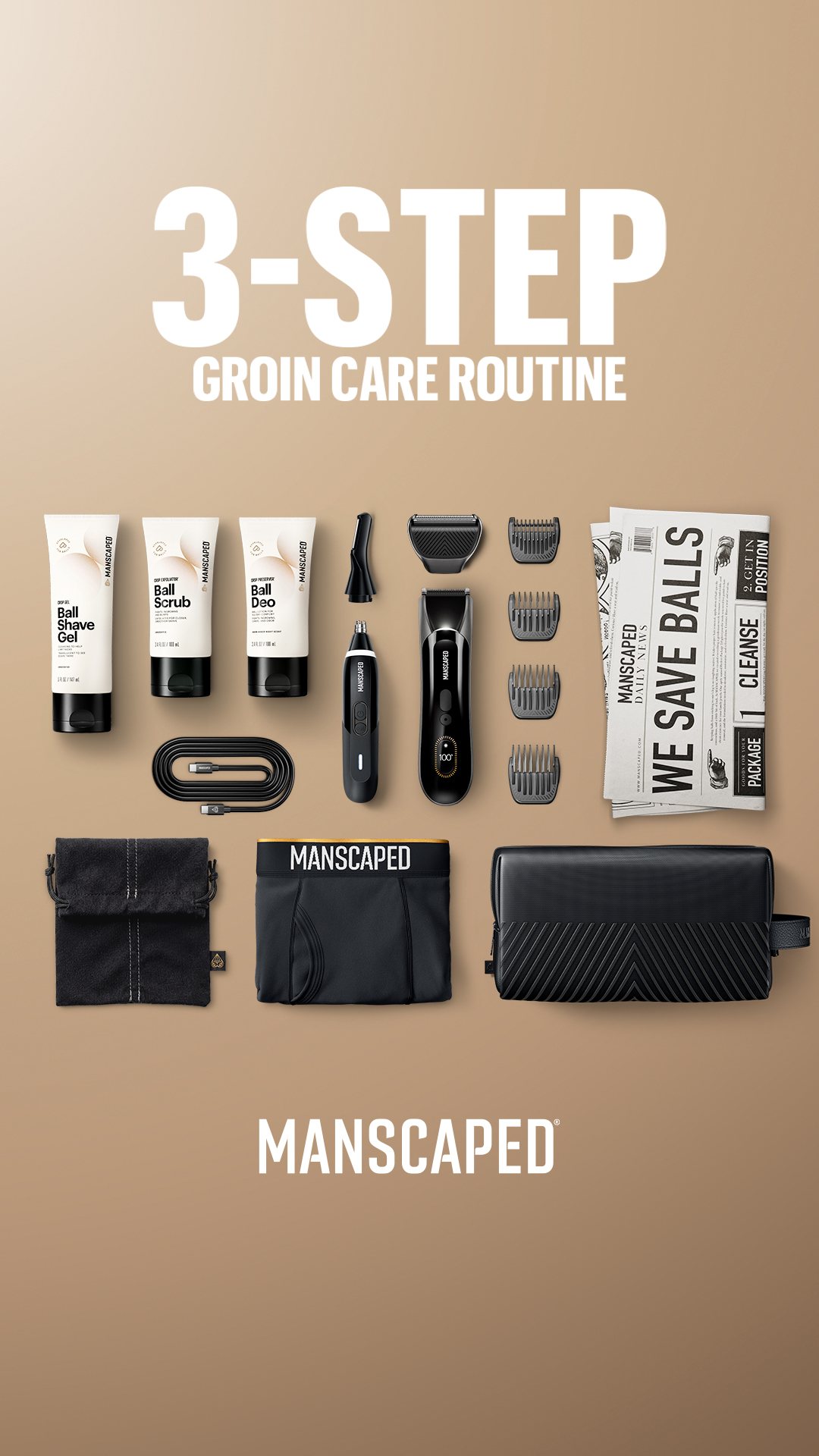 MANSCAPED Facebook ad: The Complete Grooming Kit