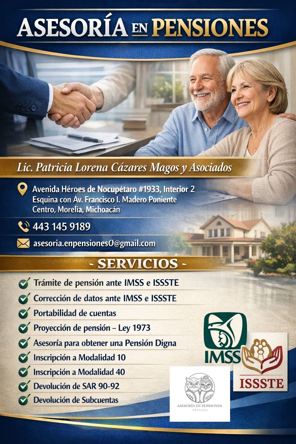 Asesoria en Pensiones Cazares Facebook ad: ASESORÍA EN PENSIONES