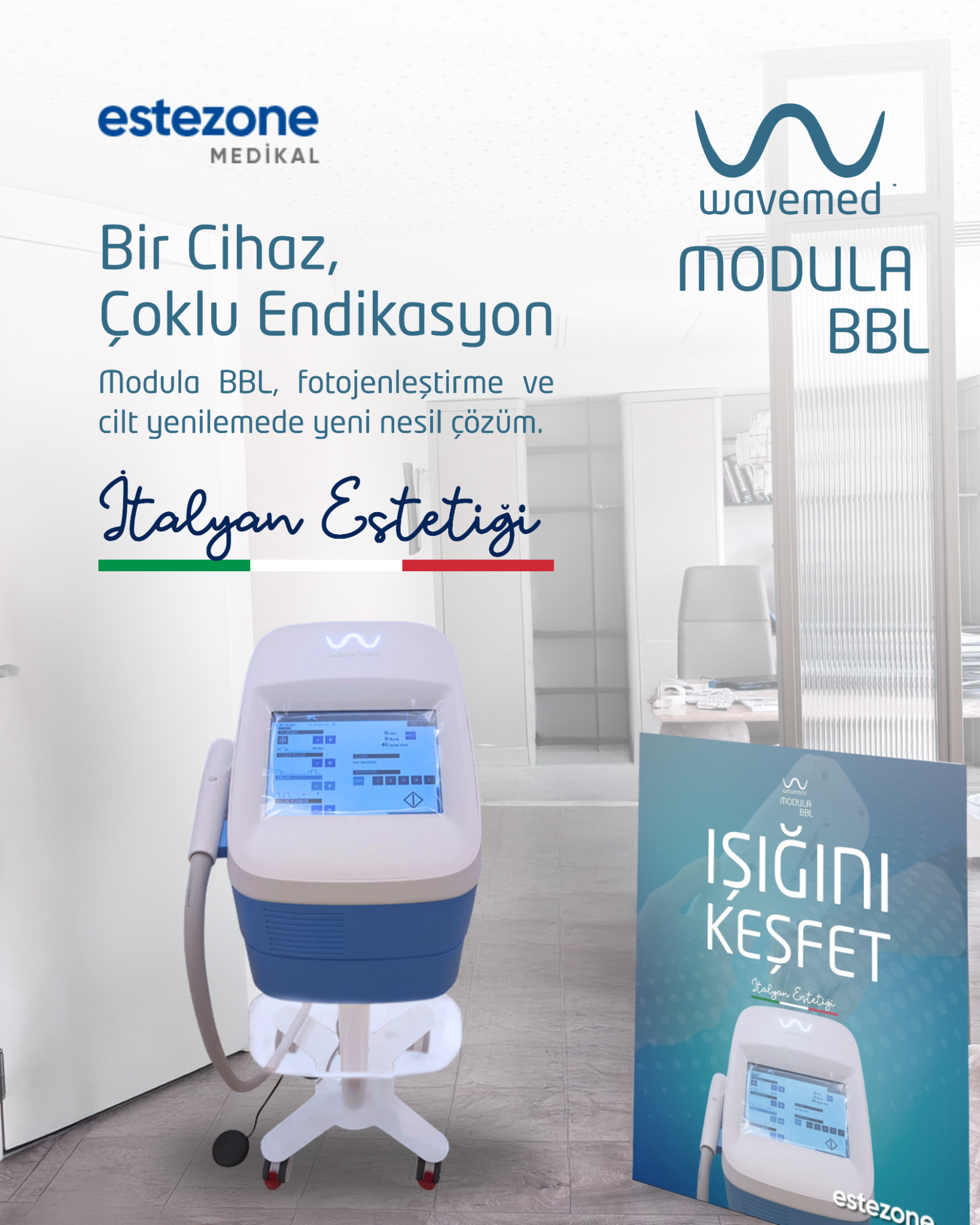 Estezone Medikal Facebook ad: Modula BBL ile Çok Katmanlı Cilt Yenileme