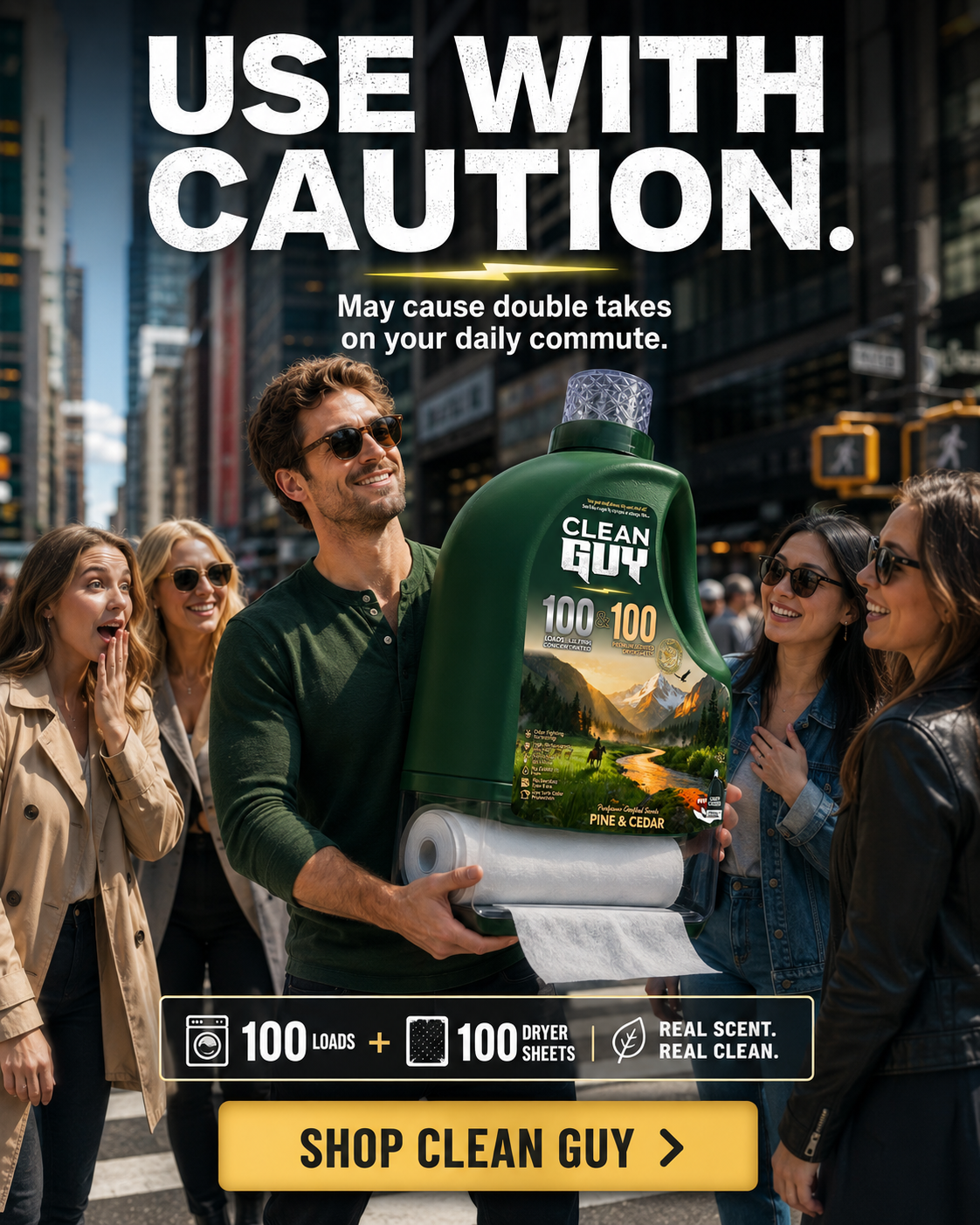 Clean Guy Facebook ad