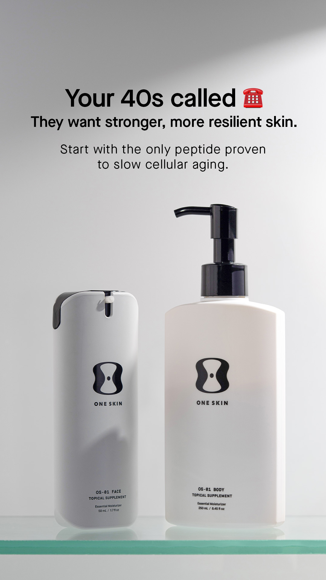 OneSkin Facebook ad