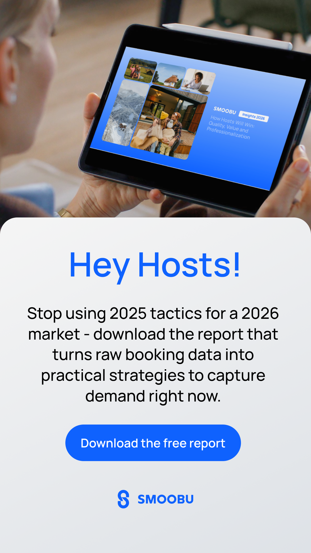 Smoobu - The Vacation Rental Software Facebook ad from Jul 3, 2026