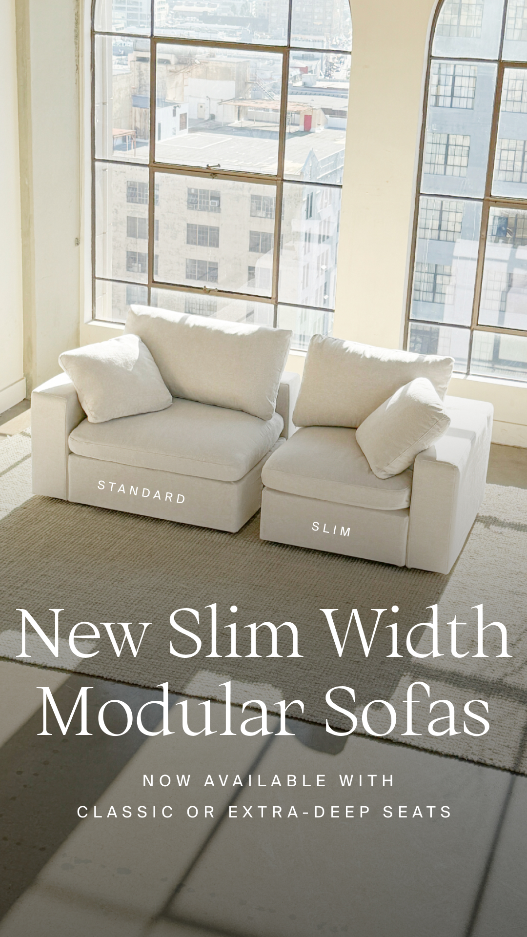 7th Avenue Facebook ad: Big Comfort for Small Spaces